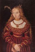 Lucas Cranach the Elder Portrat der Prinzessin Sibylle von Cleve als Braut Sweden oil painting artist